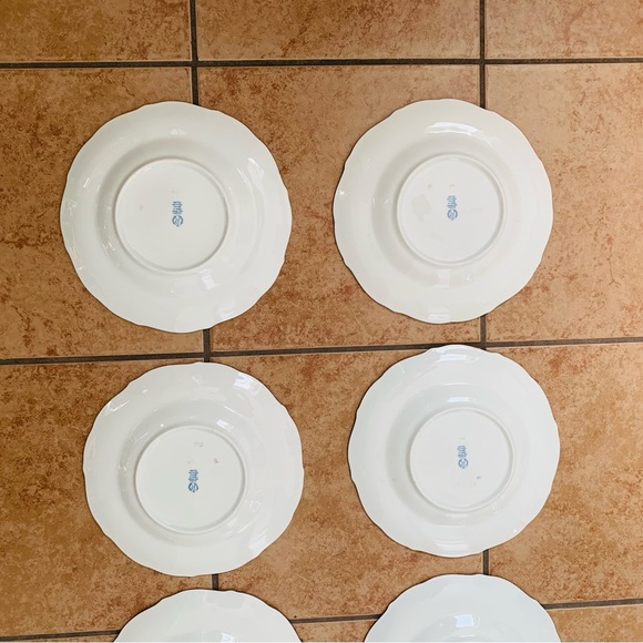 Vintage 8 Reichenbach Echo Kobalt Blue/Gold Plates - Picture 9 of 15